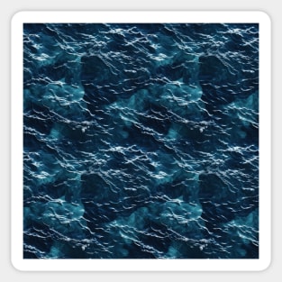 Midnight Serenade: Photorealistic Ocean Whispers Sticker